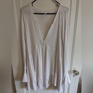 Free People white flowy tunic
